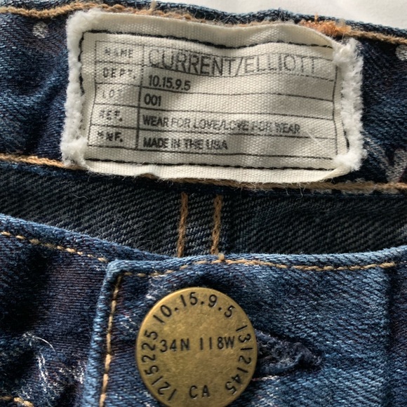 Current/Elliott The Boyfriend Short in Bandana Print Cut Off - Picture 7 of 8